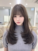 マウル 栄(MAEUL)&nbsp;小顔レイヤーカット　ココアベージュ