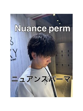 アクシー ヘアーアンドメイク(AXY HAIR&MAKE) メンズマッシュパーマツイストスパイラルパーマニュアンスパーマ