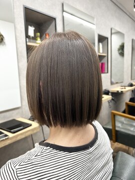 リベストバイジェービー 稲毛(li best. byjb) ワンレン/小顔/ネビージュ/ボブルフ/黒髪/稲毛/稲毛駅