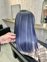 ロイオブジゼル(roi of GiseL)&nbsp;アンブレラカラーブルーブラッグ×ホワイトブルーラベンダー