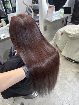 エトラ 渋谷店(etora) 艶髪 ボルドー ワインレッド