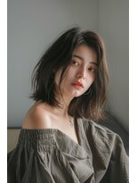 ラナ 新宿(lana)&nbsp;こなれミディアム/顔まわり/レイヤーカット【lana hair 新宿】