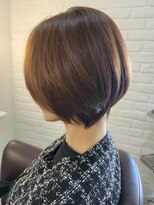 スタイル 成城学園前(STYLE)&nbsp;耳かけショートボブでトップがふんわり絶壁解消ヘア