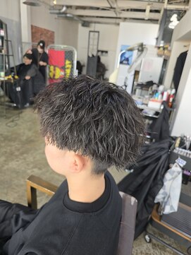 アノ(Ano.) メンズパーマ縦落ちツイスパツイストスパイラルツイストブロック