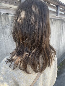 テントヘアー(tent hair) 柔らかアッシュベージュ＋ニュアンスパーマstyle*