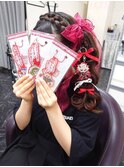 サイドポニーテール