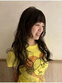 【paaqイズミ】ロングパーマ/パーマ/コテ巻きパーマ