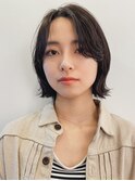 〈s17〉大人ショートハイライト髪質改善キッズカット前髪30代40