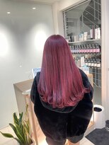ヘアサロン ガリカ 表参道(hair salon Gallica) チェリーピンク/暖色系カラー/透明感カラー