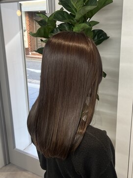 縮毛矯正/髪質改善/武蔵小杉/艶髪ロング/新丸子/透明感カラー