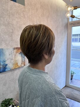 【COS/平塚/加藤】大人似合わせショート/明るめ白髪染め