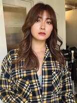 ランプ 代官山(the lamp)&nbsp;ブリーチなしダブルカラーチョコレートブラウンレイヤー冬カラー