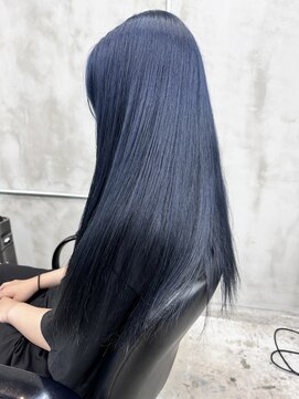 アンジェリカ 立町店(ANGELICA) ダークネイビー×ロング×ストレート