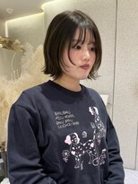 マイル 渋谷(mile)&nbsp;ボブ/レイヤー/オリーブカラー