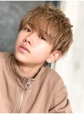 メンズパーマ/ツイストスパイラル/サーフカール/men's/眉毛