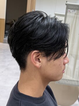 ユニックス ララポート豊洲店(UNIX Salon&Spa) 前下がりセンターパート/豊洲