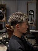 縦落ちツイストパーマ