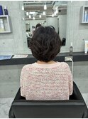 小顔ひし形 レイヤーカット 透明感カラー