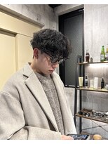 アドレスサーティーン(Address13)&nbsp;シャドウパーマ[大阪/梅田/メンズパーマ/シャドウパーマ]