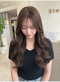 【韓国風ヘーゼルベージュ☆】八戸美容室・20代・30代・40代