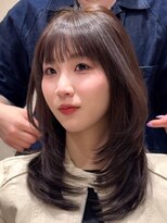 ジアン バイ ミルボン 西宮ガーデンズプラス(GIEN by milbon)&nbsp;ミディアムレイヤーザクザクレイヤー