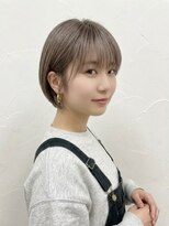 アッシュ 亀戸東口店(Ash) ショート/くびれショート/韓国ボブ/グレージュ