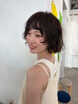 ワク(WAKU) ショートボブ/くせ毛風/ニュアンスパーマ