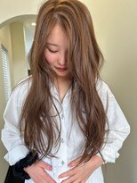 ウシワカマル ミライ(USHIWAKAMARU MIRAI)&nbsp;レイヤーカット/ダブルカラーオリーブベージュ