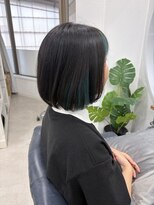 クラン 六甲道(Chlan)&nbsp;推しカラーを楽しむインナーデザイン　ワンレンボブ