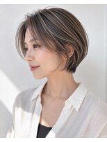 ウィールール 札幌店(WE RULE)&nbsp;30代40代/白髪ぼかし/丸みショートボブ