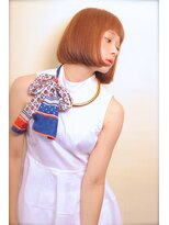 【TAYLOR】クラシカルボブx オレンジベージュ