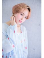 ネオリーブカフ 鶴ヶ峰店(Neolive caff)&nbsp;≪Neolive/鶴ヶ峰≫ブリーチ＆カラーできれいなピンクベージュ♪