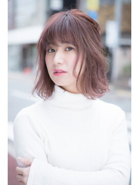 ビューティビースト 上安店(beauty beast) ピンクベージュボブ★