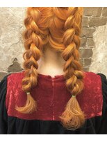 マギーヘア(magiy hair)&nbsp;三つ編みアレンジ［magiyhair西部笑］