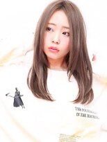 キャロル(CAROL)&nbsp;ミディアムヘアスタイルセピアグレージュ