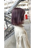 暗めピンクアッシュ