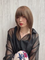 リアイス(Re:ICE) ミニウルフ/くすみブルー/流れるレイヤー/インナーハイライト