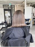 #黒髪#ボブルフ#ネビージュ#小顔#ワンレン