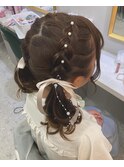 編み込みツイン