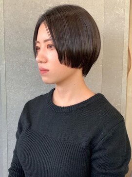 ロンド 表参道店(Lond) Lond表参道【伊杏】前上がりラインが可愛いハンサムショート
