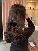 ココアベージュ★コテ巻き風デジタルパーマ♪
