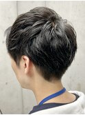 メンズ/アップバング/ツーブロックマッシュ/束感ショート