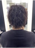 NEXT NEO櫻田】襟足もツイストスパイラルパーマ　マッシュウルフ