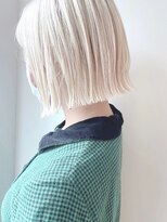 セイドット フクオカ(Say.FUKUOKA)&nbsp;【Say.福岡】ホワイトブリーチ×切りっぱなしボブ×外ハネボブ