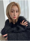 レイヤーミディと顔周りレイヤー