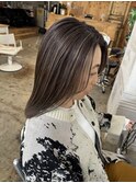 白髪活かしデザインカラーカットトリートメント22000