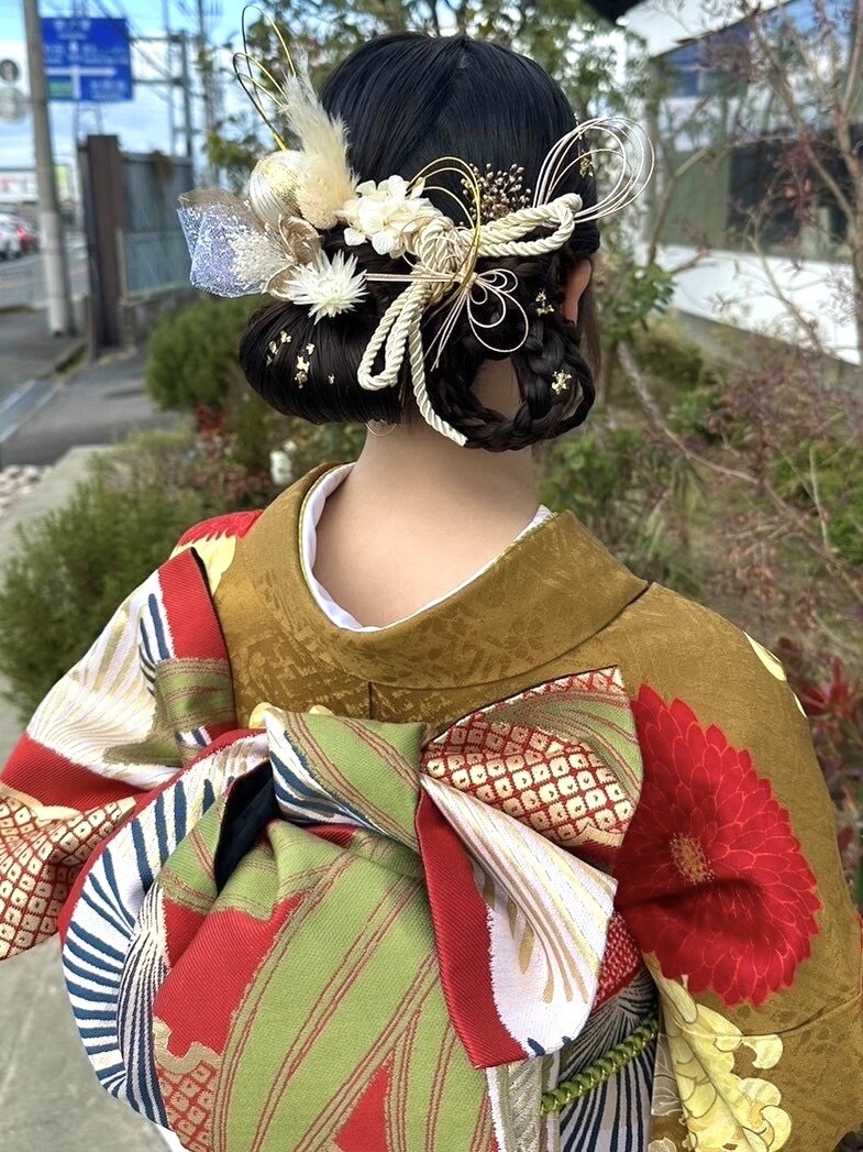 成人式ヘアセット】2024年成人式ヘア：L199156023｜ロジェブルー