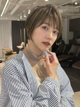 アンド ストーリーズ(&STORIES) ショートボブ髪型30代40代50代前髪あり前髪なし【橋本】