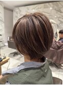 シークレットハイライトボブ CALI・田町・三田・美容室・CHIAKI