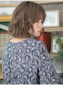 ゆるふわくびれボブ前下がり小顔前髪カールh3浦和20代30代40代